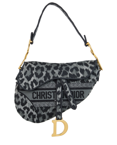 Leopard Saddle Bag, front view
